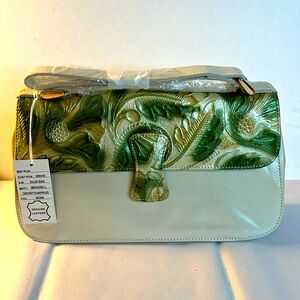 Monzo & Franco Ollie Tooled Leather Clutch